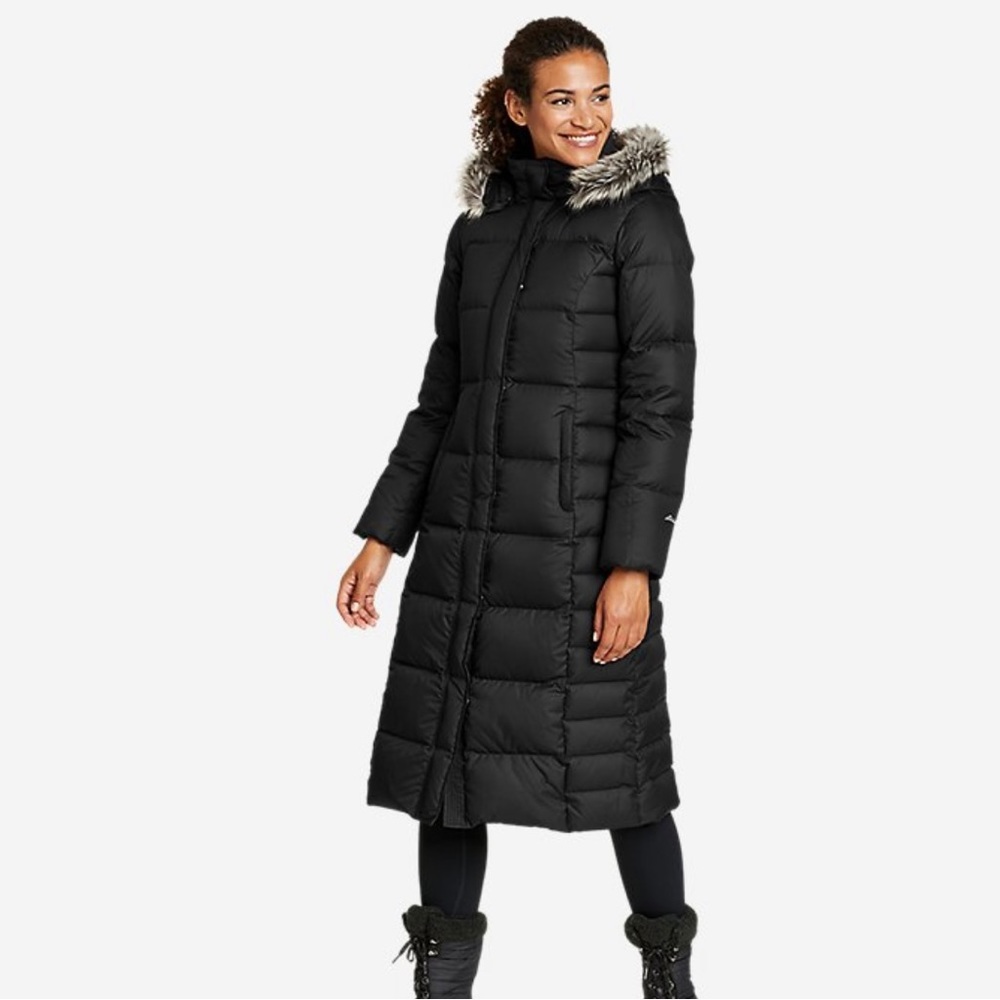 Eddie Bauer Lodge Down Duffle Coat Women’s Size Small